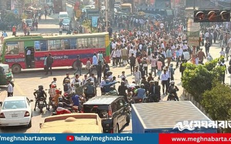 দুই ঘণ্টা পর ফার্মগেটের সড়ক ছাড়লেন শিক্ষার্থীরা, যান চলাচল স্বাভাবিক