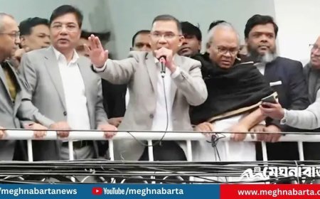 ১৭ বছর পর কেন্দ্রীয় কার্যালয়ে তারেক রহমান, উচ্ছ্বসিত নেতাকর্মীরা