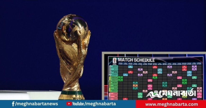 বিশ্বকাপ ফুটবলের পূর্ণাঙ্গ সূচি ঘোষণা, দেখে নিন কবে কার ম্যাচ