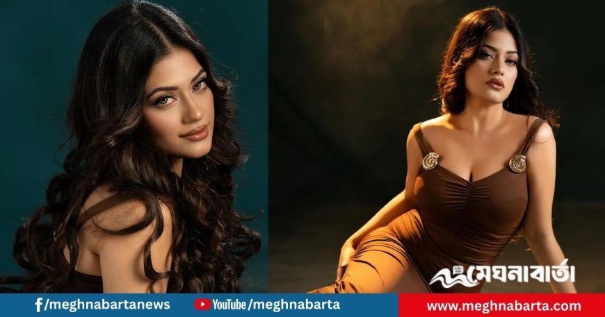 চকলেট রঙে গ্ল্যামারে ঝলমল মন্দিরা চক্রবর্তী