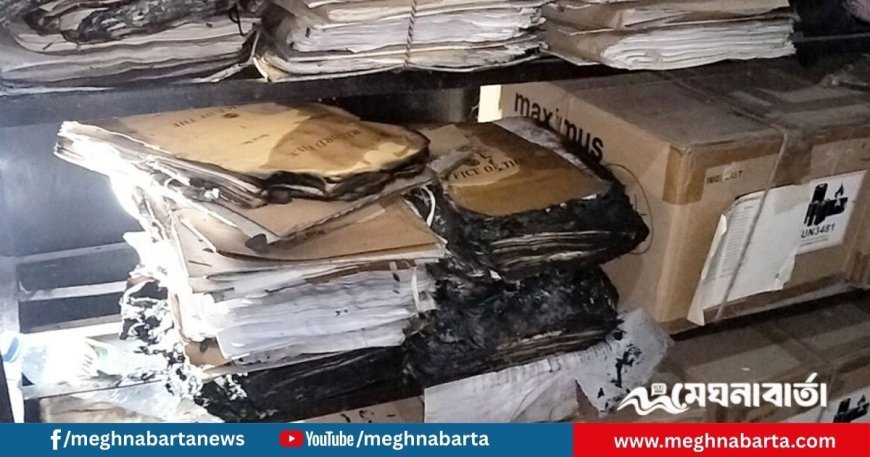 নির্বাচন কার্যালয়ে অগ্নিসংযোগ, পুড়েছে নথিপত্র