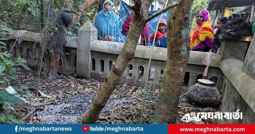 বিজয় দিবসের আগের রাতে বীর মুক্তিযোদ্ধার কবরে আগুন