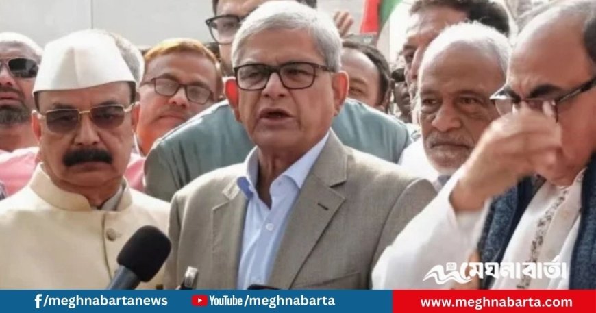 স্বাধীনতাবিরোধীরা আবার মাথাচাড়া দিয়ে উঠতে চায়: মির্জা ফখরুল