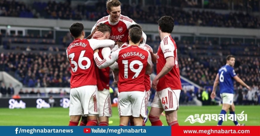 শিরোপা দৌড়ে গুরুত্বপূর্ণ জয়, ফের শীর্ষে আর্সেনাল