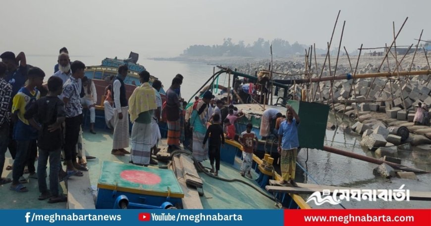 সিরাজগঞ্জে ড্রেজার থেকে যুবকের মরদেহ উদ্ধার