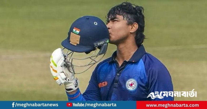 ৩৬ বলে সেঞ্চুরি, ৫৯ বলে দেড় শ’: সূর্যবংশীর অবিশ্বাস্য ইনিংস