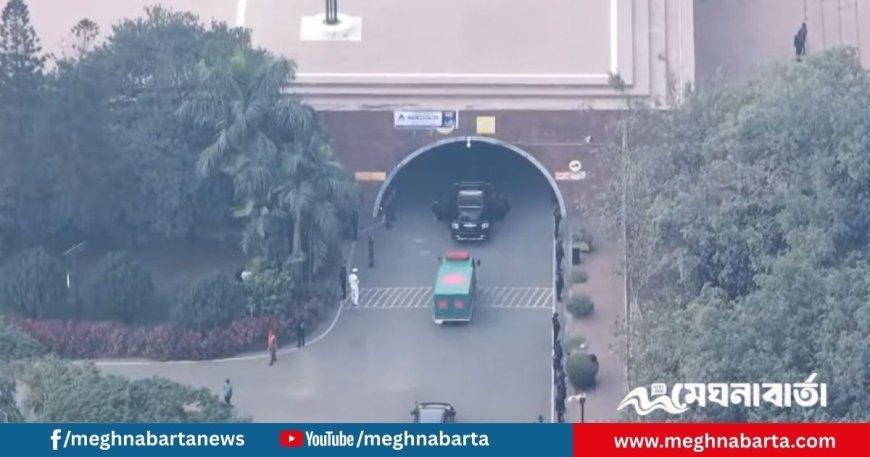 মানিক মিয়া অ্যাভিনিউয়ে খালেদা জিয়ার মরদেহ