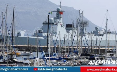 আন্তর্জাতিক উত্তেজনার মধ্যেই যৌথ নৌ মহড়ায় চীন-রাশিয়া-ইরান