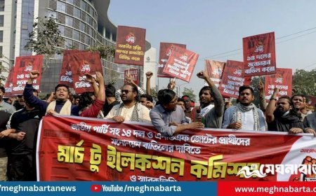 জুলাই ঐক্যের দাবি: জাতীয় পার্টি ও ১৪ দলের প্রার্থীদের মনোনয়ন স্থগিত করতে হবে