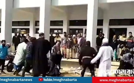 নাটোর এডিএম কোর্টে হাজিরা শেষে দুই পক্ষের সংঘর্ষ