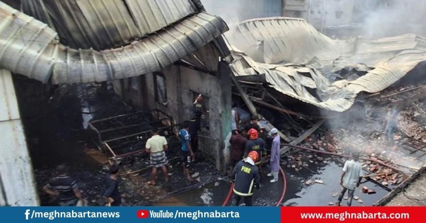 গ্যাস সিলিন্ডার বিস্ফোরণে কারখানায় আগুন, নিহত ৫